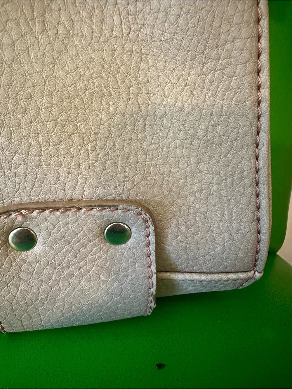 Chinese Laundry Taupe Vintage Buckle Clutch - Picture 5 of 10
